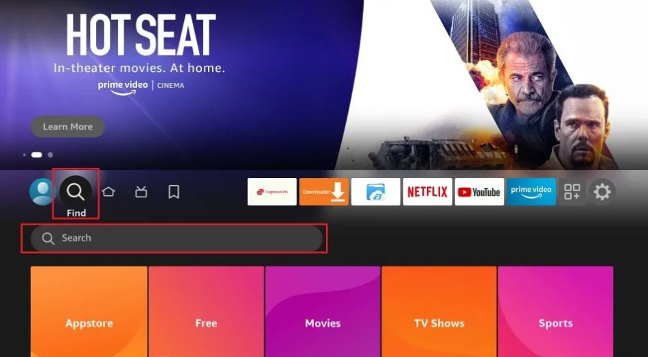 Enter ESPN for Fire TV and search for the app