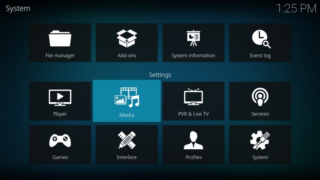 Use the Kodi app on Android TV