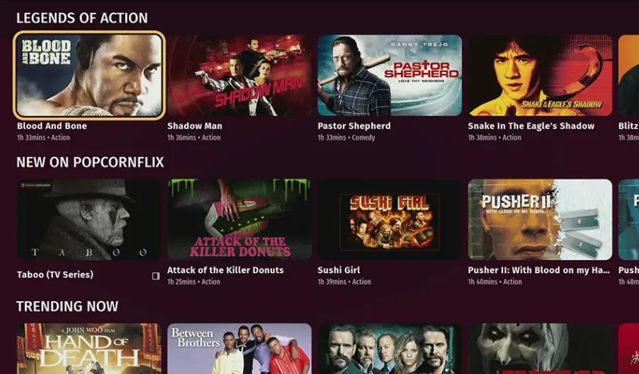Popcornflix app