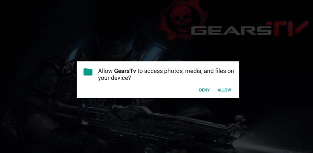 Gears TV- Allow access