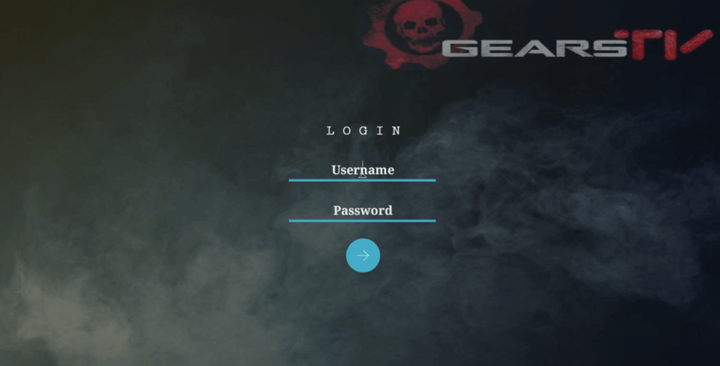 Gears TV- Log in page