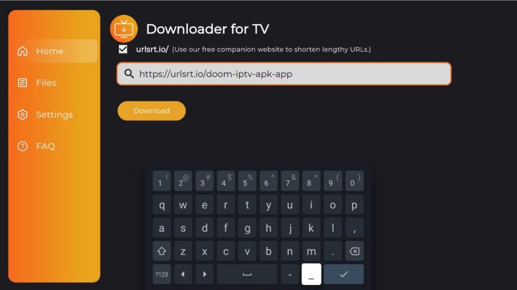 Doom IPTV APK Url 