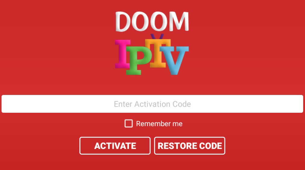 Enter the Activation Code