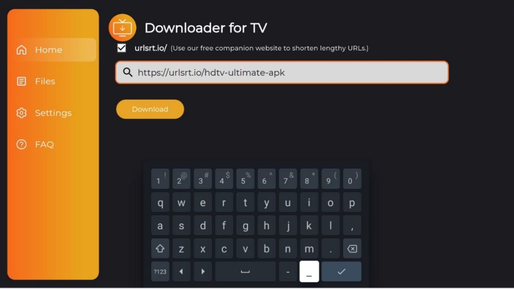 HDtv Ultimate APK URL