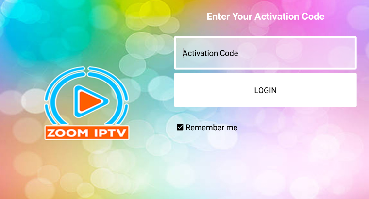 Zoom IPTV APK- Activate